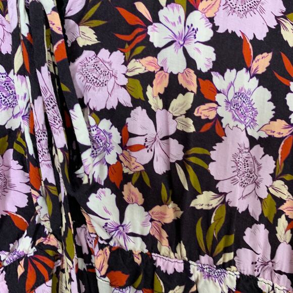 Johnny Was Jade Karisma Mixed jumpsuit Pink Black Floral Women’s Size Large - Picture 14 of 16